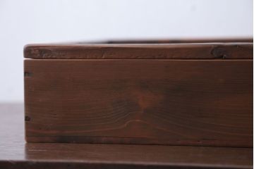 アンティーク雑貨　アンティーク　古い木の小さなガラスケース収納ボックス(3)