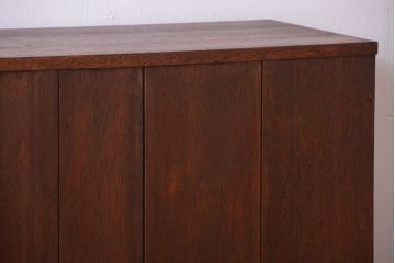 アンティーク家具　和製アンティーク　特大サイズ!古い木の重厚なマス目棚(2)