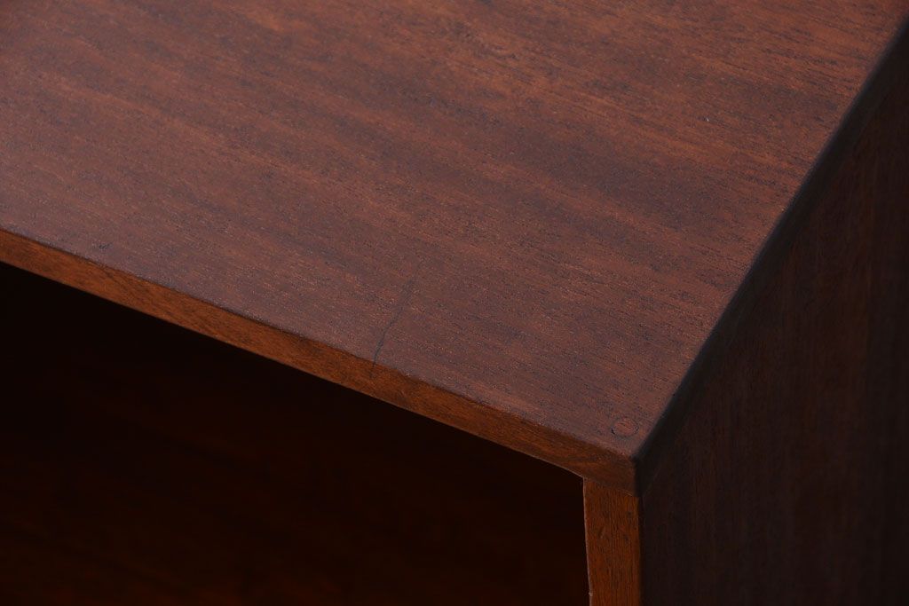 アンティーク家具　和製アンティーク　特大サイズ!古い木の重厚なマス目棚(2)