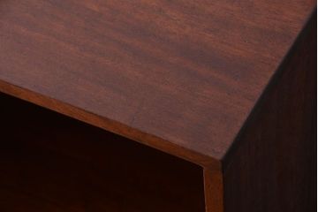 アンティーク家具　和製アンティーク　特大サイズ!古い木の重厚なマス目棚(2)