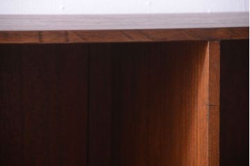 アンティーク家具　和製アンティーク　特大サイズ!古い木の重厚なマス目棚(2)