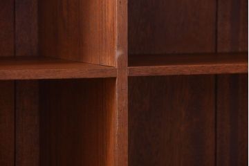 アンティーク家具　和製アンティーク　特大サイズ!古い木の重厚なマス目棚(2)