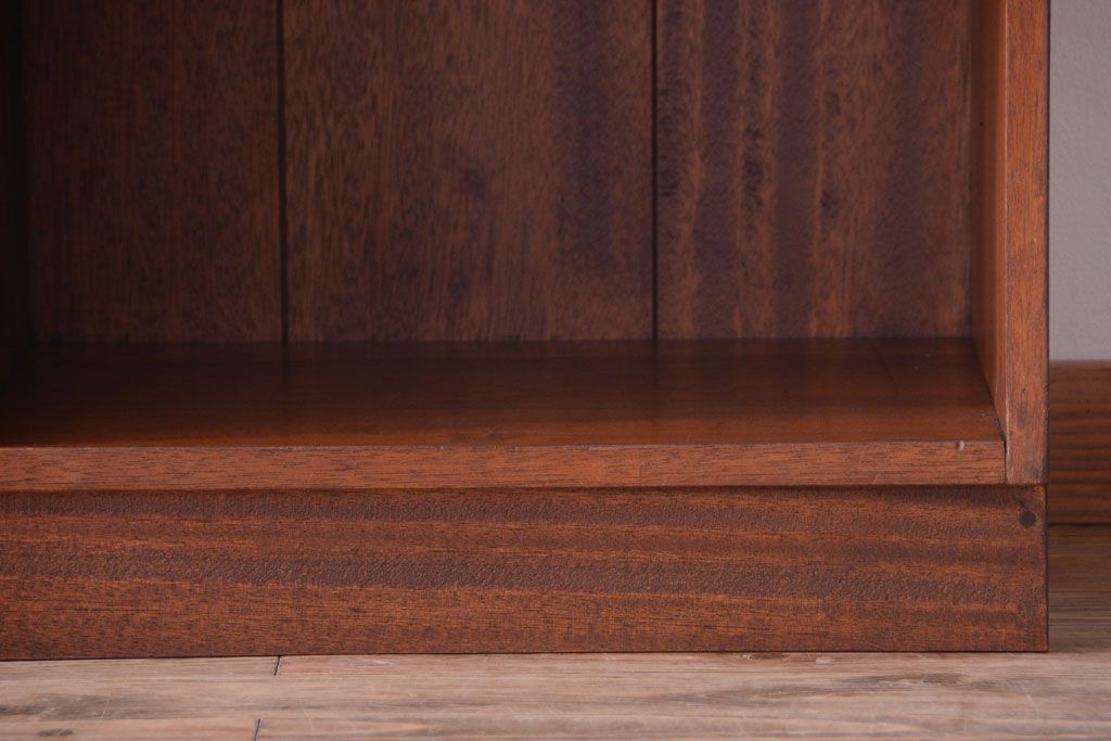 アンティーク家具　和製アンティーク　特大サイズ!古い木の重厚なマス目棚(2)
