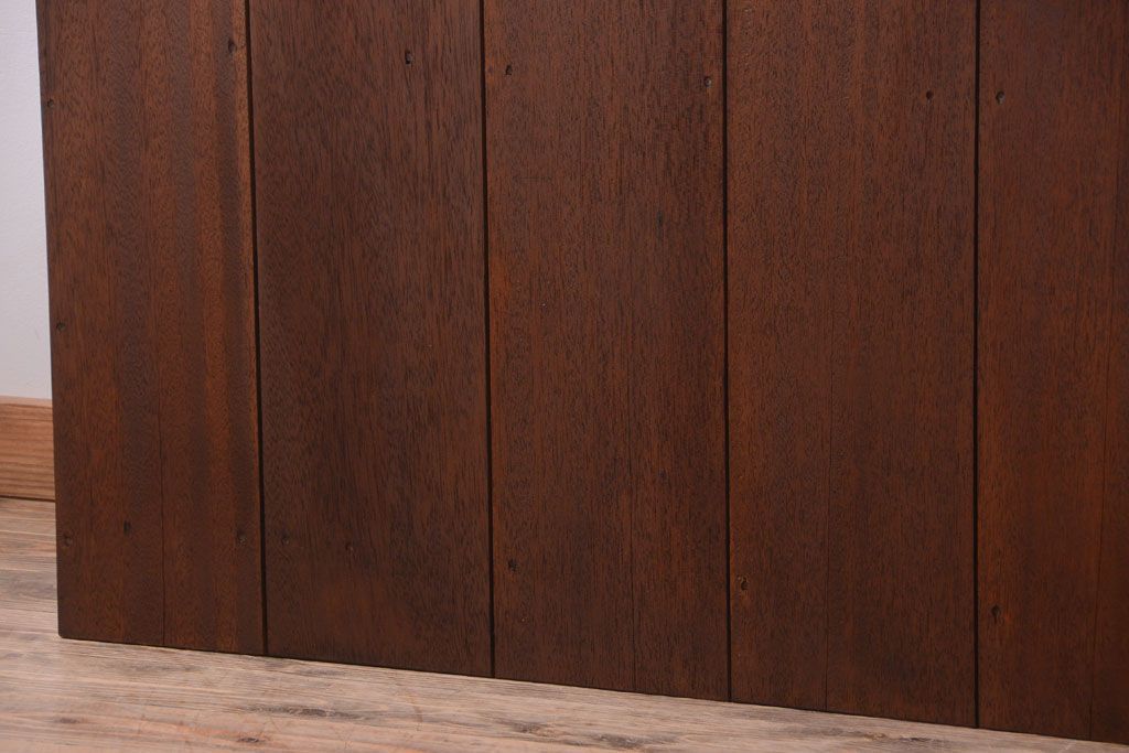 アンティーク家具　和製アンティーク　特大サイズ!古い木の重厚なマス目棚(2)