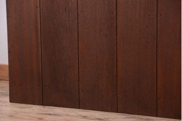 アンティーク家具　和製アンティーク　特大サイズ!古い木の重厚なマス目棚(2)