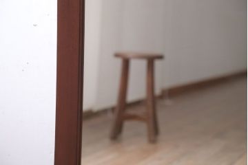 アンティーク雑貨　アンティーク　大きな縦型姿見(鏡・ミラー)