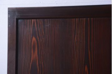 古民具・骨董　古い木の美しいアンティーク板戸3枚セット(2)