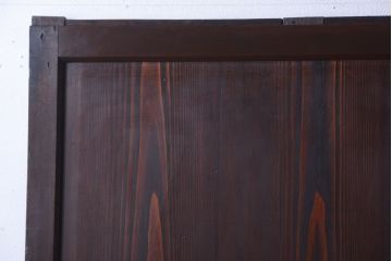 古民具・骨董　古い木の美しいアンティーク板戸3枚セット(2)