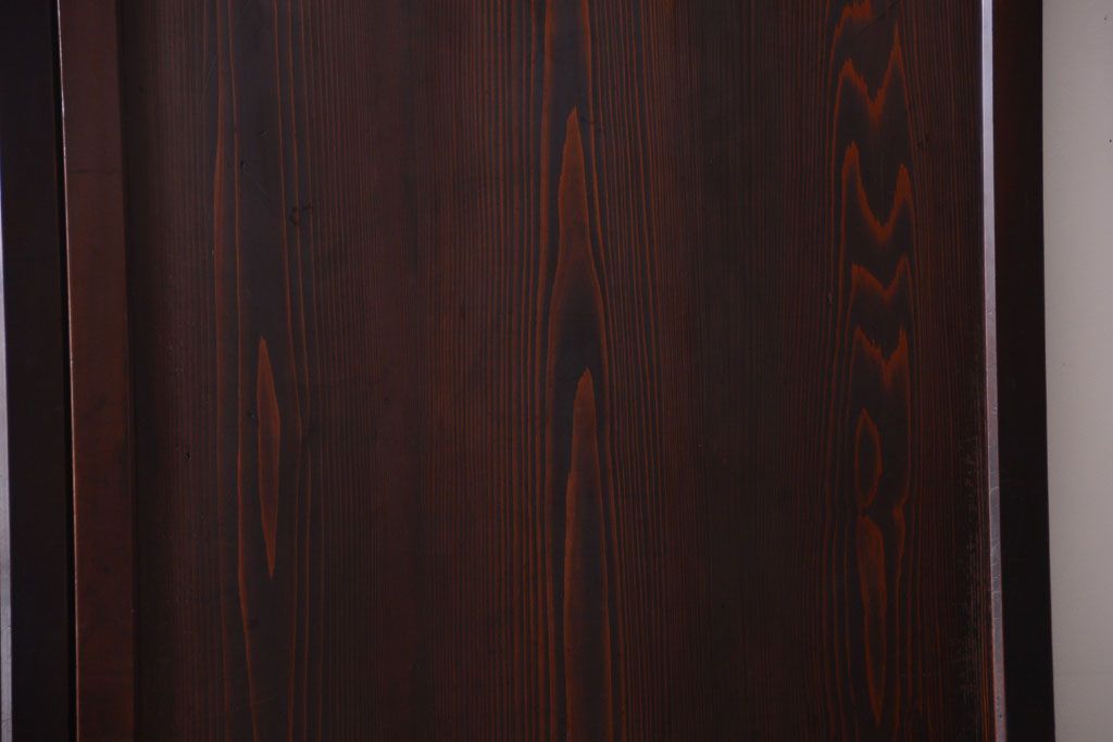 古民具・骨董　古い木の美しいアンティーク板戸3枚セット(2)