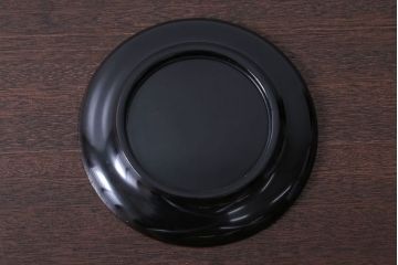 アンティーク　大正〜昭和初期!金魚の図　木製蒔絵盃洗