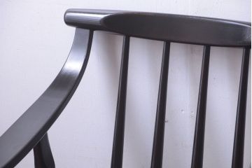 ヴィンテージ家具　 ビンテージ　モダンな木製フレームシングルソファ(1人掛け)