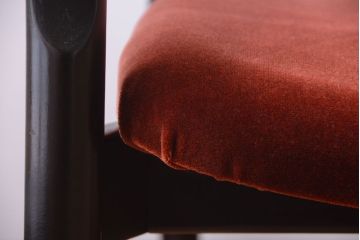 ヴィンテージ家具　 ビンテージ　モダンな木製フレームシングルソファ(1人掛け)