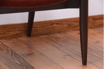 ヴィンテージ家具　 ビンテージ　モダンな木製フレームシングルソファ(1人掛け)