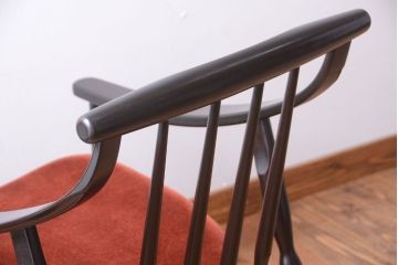 ヴィンテージ家具　 ビンテージ　モダンな木製フレームシングルソファ(1人掛け)