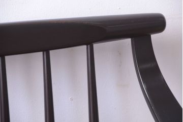 ヴィンテージ家具　ビンテージ　モダンな木製フレームラブソファ(2人掛け)