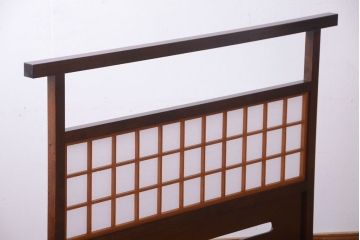 中古　松本民芸家具　F型　衝立て(パーテーション)