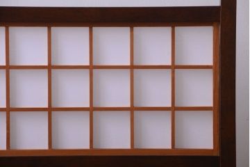 中古　松本民芸家具　F型　衝立て(パーテーション)