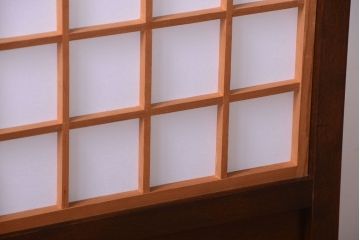 中古　松本民芸家具　F型　衝立て(パーテーション)