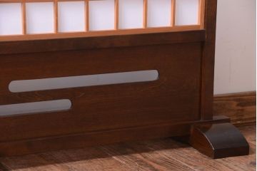 中古　松本民芸家具　F型　衝立て(パーテーション)