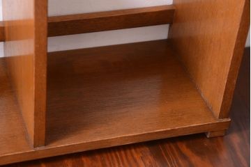 アンティーク雑貨　昭和レトロ　古い木のシンプルなアンティーク本立て