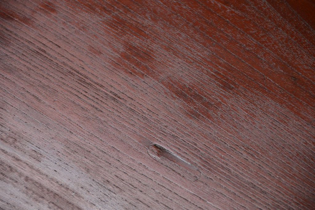 アンティーク雑貨　古民具・骨董　総欅材!アンティークサイドテーブル(飾り台)