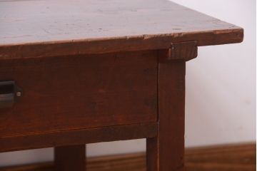 アンティーク家具　和製アンティーク　とても小さな古い木製の文机
