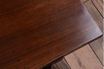 アンティーク家具　古民具・骨董　総欅材!上質な経机(平机・文机・座卓・飾り台)