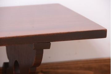 アンティーク家具　古民具・骨董　総欅材!上質な経机(平机・文机・座卓・飾り台)