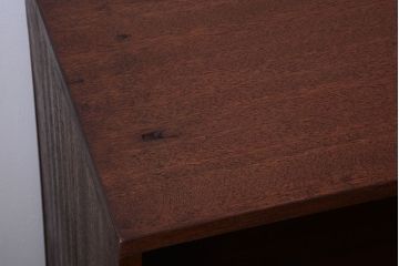 レトロ家具　昭和レトロ　大きな横型アンティークマス目棚(収納棚、飾り棚)