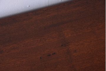 レトロ家具　昭和レトロ　大きな横型アンティークマス目棚(収納棚、飾り棚)