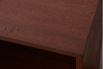 レトロ家具　昭和レトロ　大きな横型アンティークマス目棚(収納棚、飾り棚)