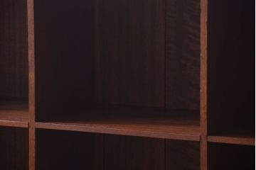 レトロ家具　昭和レトロ　大きな横型アンティークマス目棚(収納棚、飾り棚)