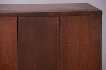 レトロ家具　昭和レトロ　大きな横型アンティークマス目棚(収納棚、飾り棚)