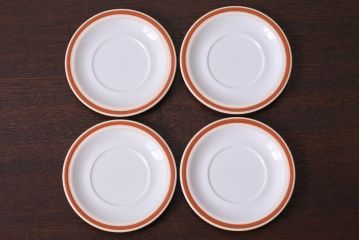 イギリスビンテージ HORNSEA(ホーンジー)　Golden Jubilee(ゴールデンジュビリー)シリーズ カップ&ソーサー4客セット