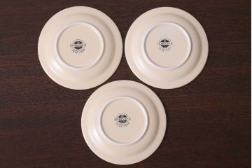 アンティーク雑貨　イギリスビンテージ　HORNSEA(ホーンジー)　Golden Jubilee(ゴールデンジュビリー)シリーズ　カップ&ソーサー3客・シュガーセット