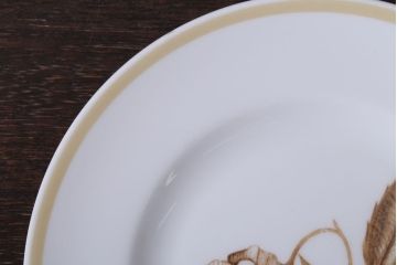 イギリスビンテージ　Susie Cooper(スージークーパー)　SOLERA(ソレラ)シリーズ　カップ&ソーサー2客とお皿のセット