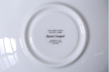 イギリスビンテージ　Susie Cooper(スージークーパー)　SOLERA(ソレラ)シリーズ　カップ&ソーサー2客とお皿のセット