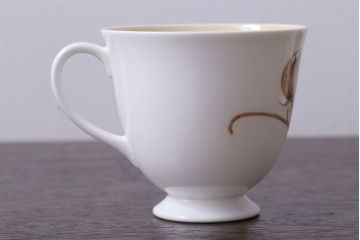イギリスビンテージ　Susie Cooper(スージークーパー)　SOLERA(ソレラ)シリーズ　カップ&ソーサー2客とお皿のセット