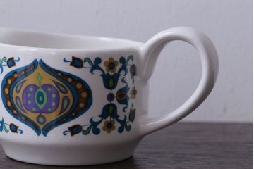 イギリスビンテージ　MIDWINTER(ミッドウィンター)　Bengal(ベンガル)シリーズ　ティーポット、砂糖入れ、ミルク入れのセット