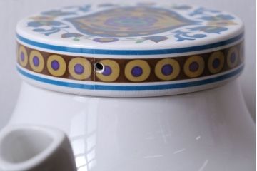 イギリスビンテージ　MIDWINTER(ミッドウィンター)　Bengal(ベンガル)シリーズ　ティーポット、砂糖入れ、ミルク入れのセット