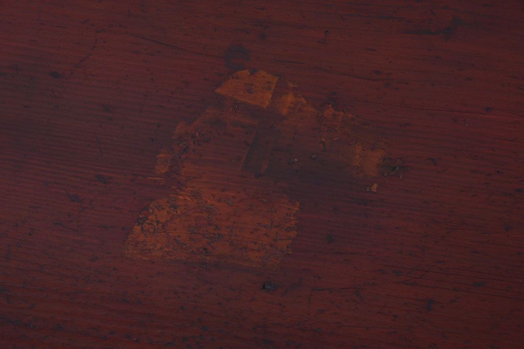 アンティーク家具　和製アンティーク　銀モールガラス入り!古い木製の引き戸収納棚(下駄箱)