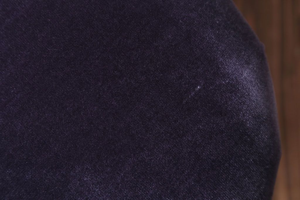 レトロ家具　和製アンティーク　古い木製のレトロな回転スツール