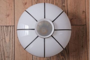 和製アンティーク　飾り房付き　銅巻　モダンな電笠