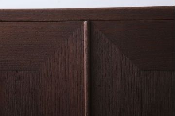 アンティーク家具　和製アンティーク　衣装盆付き!銅金具が上品な古い桐材製観音箪笥(桐箪笥、桐たんす)