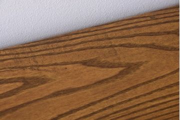 レトロ家具　昭和レトロ　古い木製の脚付き収納棚(2)