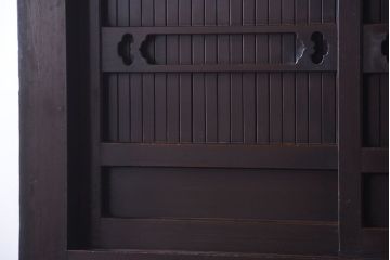 アンティーク家具　古民具・骨董　昇り引き出し付き!六尺　古い木製の高級水屋箪笥
