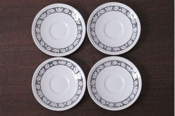イギリスビンテージ　BROADHURST(ブロードハースト)　TASHKENT(タシュケント)シリーズ　カップ&ソーサー4客