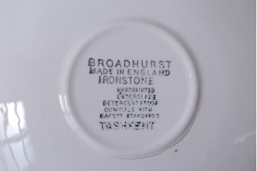 イギリスビンテージ　BROADHURST(ブロードハースト)　TASHKENT(タシュケント)シリーズ　カップ&ソーサー4客