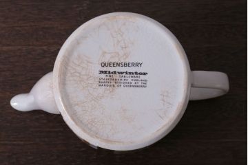 イギリスビンテージ　MIDWINTER(ミッドウィンター)　Queensberry(クイーンズベリー)シリーズ　ポット・シュガークリーマー3点セット(R-018873)