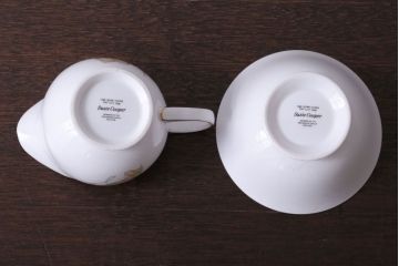 イギリスビンテージ　Susie Cooper(スージークーパー)　DAY LILYシリーズ　カップ&ソーサー、皿など11点セット